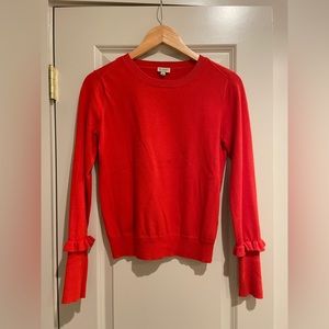 Daniel Cremieux Sweater with Ruffle Cuffs